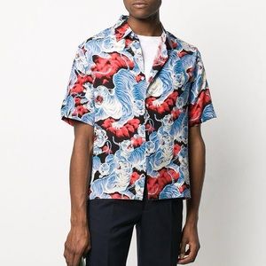 Sandro blue and red tiger print shirt in viscose estimated Men’s S / women’s M